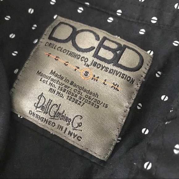 HPπBlue collar shirt & checkered gingham bow tie - Picture 4 of 6